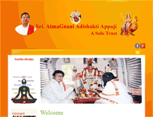 Tablet Screenshot of adishaktiappaji.org